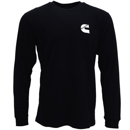 CUMMINS Long Sleeve T-Shirt Mens Black Sm CMN4775